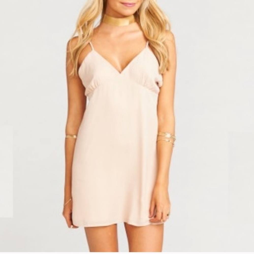 Show Me Your Mumu Elle Slip Dress in Pink